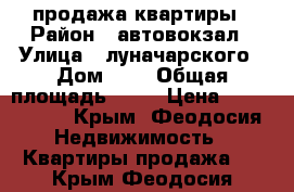 продажа квартиры › Район ­ автовокзал › Улица ­ луначарского › Дом ­ 1 › Общая площадь ­ 32 › Цена ­ 2 200 000 - Крым, Феодосия Недвижимость » Квартиры продажа   . Крым,Феодосия